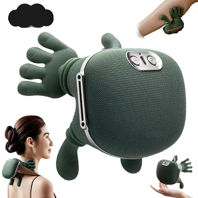 Wireless 4D Neck & Back Massager with Deep Heat Therapy