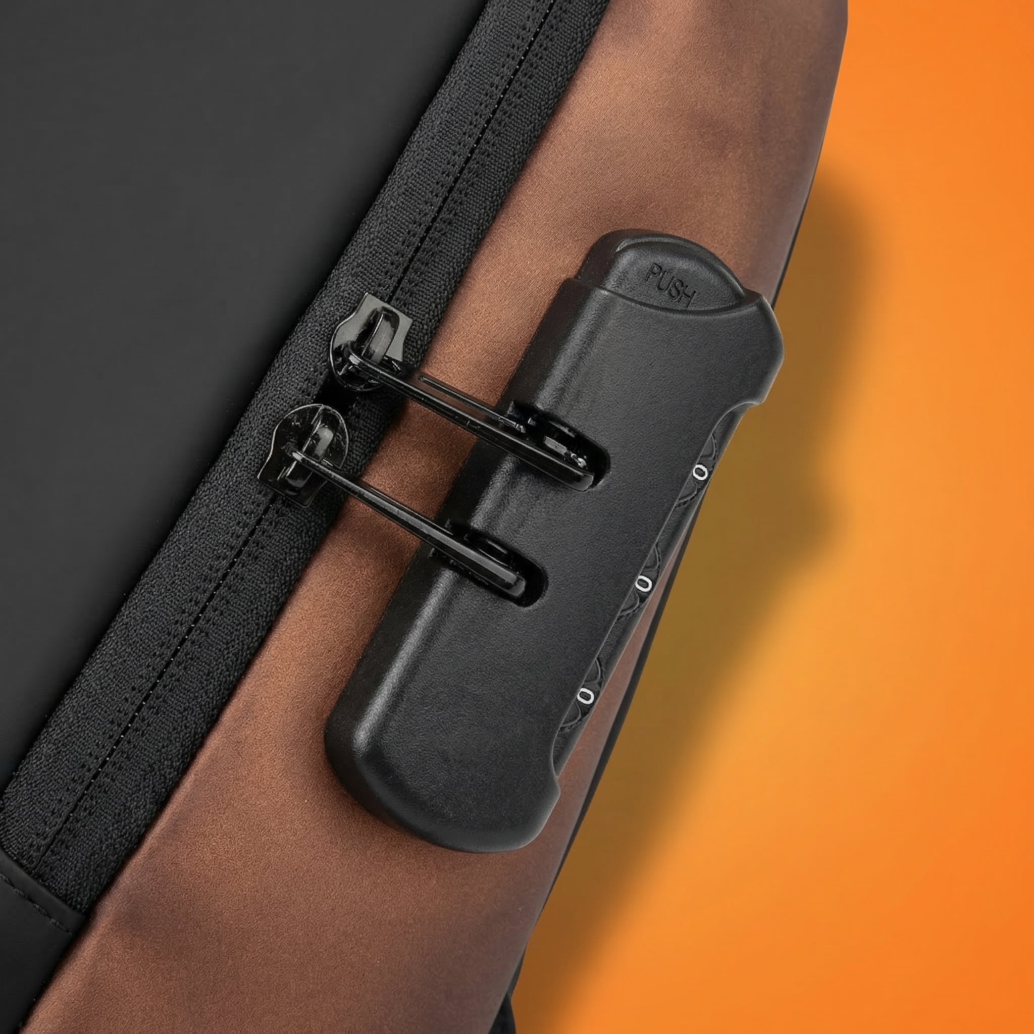 Anti-Theft Crossbody Bag with Built-in USB Charging Cable